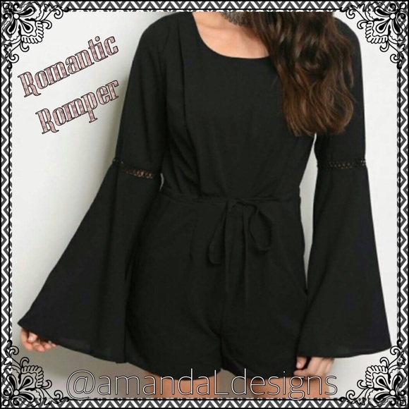 🌻 JUST IN! 🌞 NWT ROMANTIC BOHO ROMPER - Picture 2 of 8